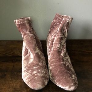 Steve Madden Velvet Booties
